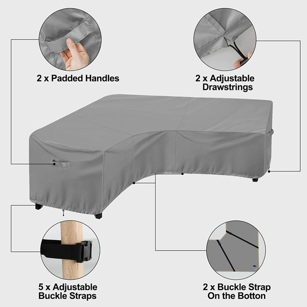 Latitude Run® Outdoor Patio Sectional Cover Wayfair